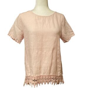 Terzo Millennio 100% Linen Top